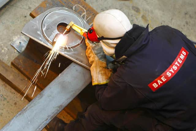 BAE Systems in Portsmouth.  Chris Ison/PA Wire