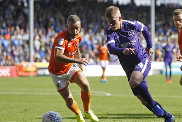 Andy Cannon was handed his fourth start of the season in Pompey's 1-1 draw at Blackpool. Picture: Paul Thompson/ProSportsImages/Pi