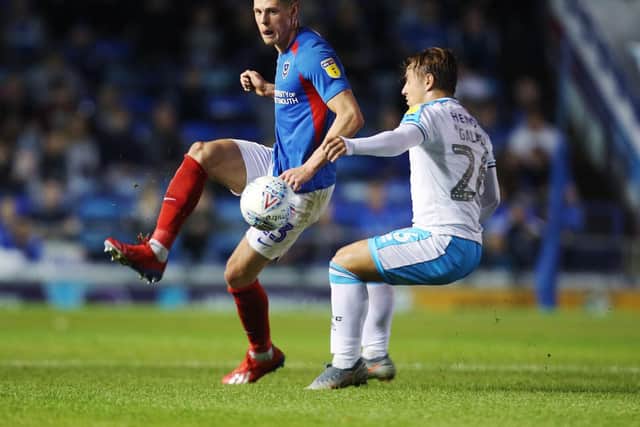 James Bolton made his maiden Pompey start in the Leasing.com Trophy against Crawley Town. Picture: Joe Pepler/Digital South