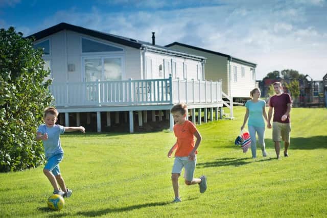 Fun for all the family at Cayton Bay Holiday Park.