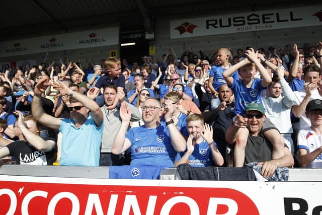 Pompey fans have been quick to get their tickets for the latest south coast derby with Southampton Picture: Daniel Chesterton/phcimages.com