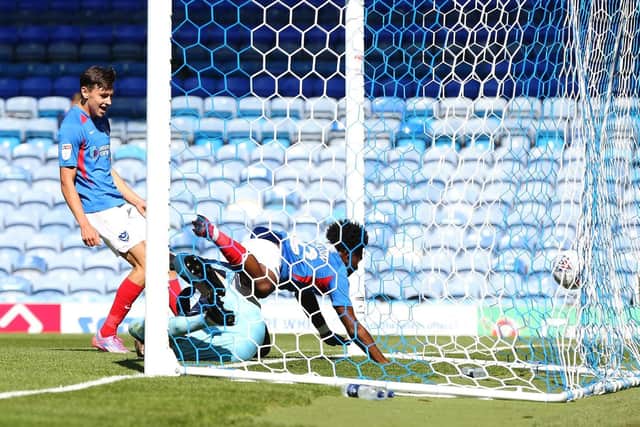 Ellis Harrison finds the back of the net