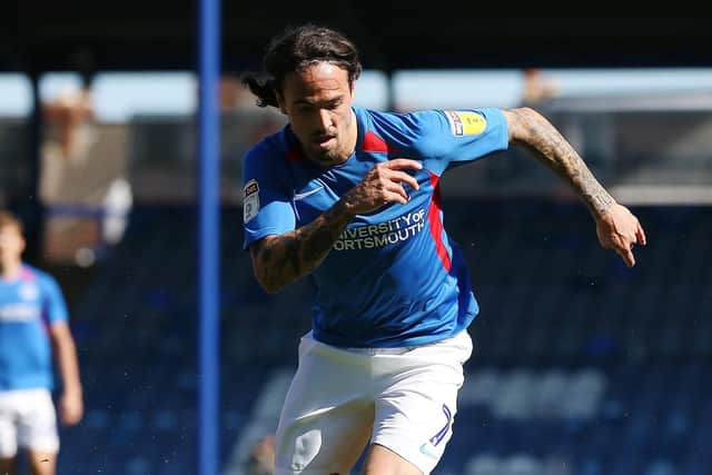 Ryan Williams made his long-awaited return from injury on Saturday, marking his second Pompey debut. Picture: Joe Pepler