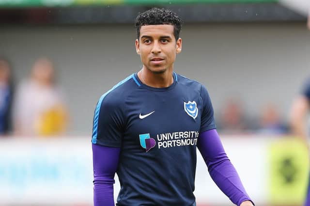 Former Pompey forward Louis Dennis