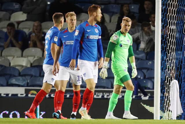 Pompey got off to the worst possible start against the Brewers   Picture: Joe Pepler