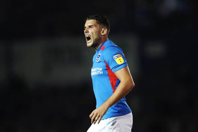 Portsmouth's Gareth Evans. Picture: Joe Pepler