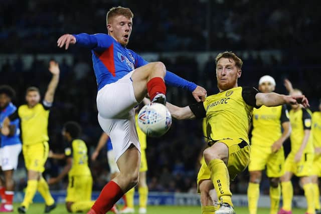 Gareth Evans reckons Andy Cannon was denied a penalty against Burton. Picture: Joe Pepler