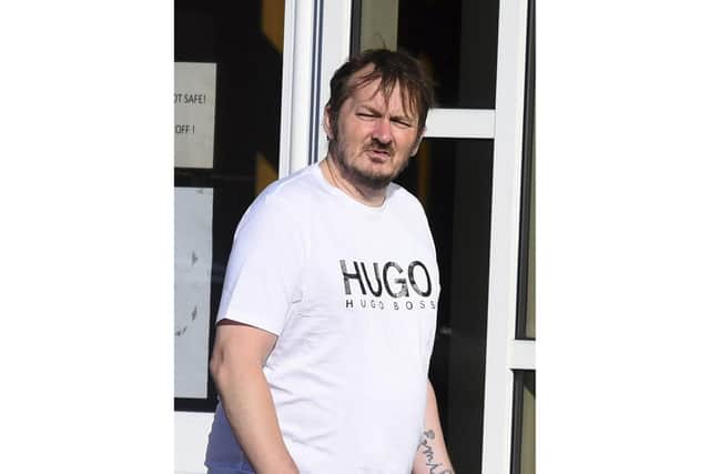 David Oppitz entering Portsmouth Magistrates Court.
Picture: Roger Arbon/Solent News & Photo Agency