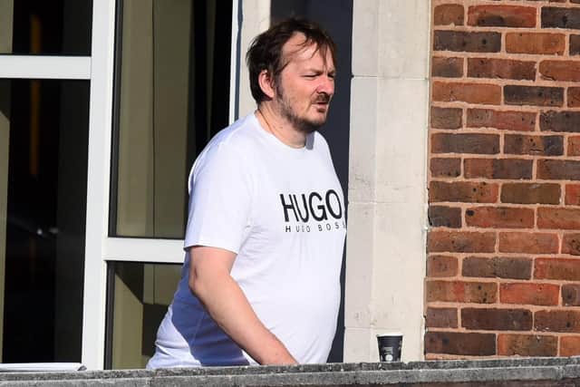 David Oppitz entering Portsmouth Magistrates' Court Picture: Roger Arbon/Solent News & Photo