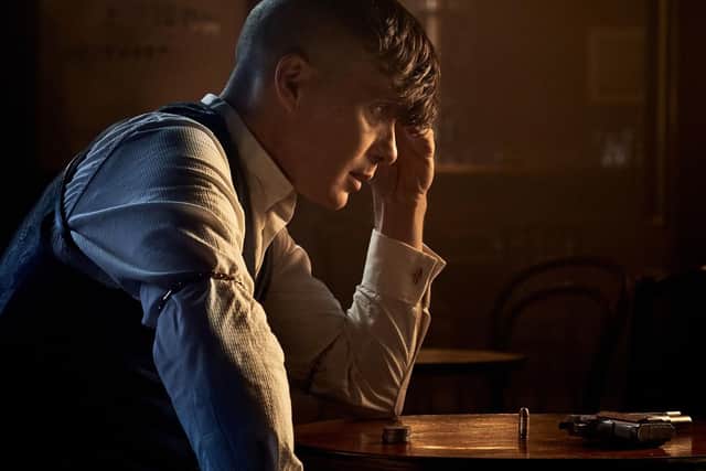 Cillian Murphy as Tommy Shelby in Peaky Blinders.