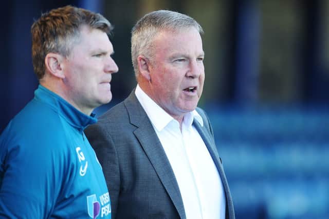 Kenny Jackett's Pompey head to Wycombe on Saturday with just six points from six games. Picture: Joe Pepler