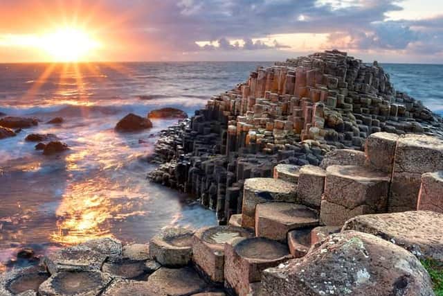 Giant's Causeway in North Antrim, Northern Ireland