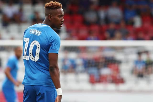 Jamal Lowe left Pompey for Wigan during the summer Picture: Joe Pepler