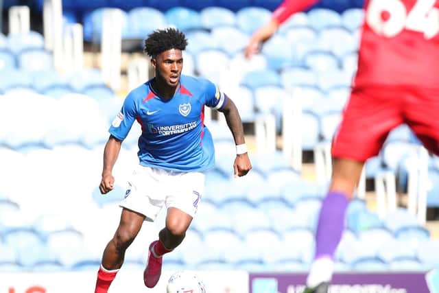 Gaffer for a Day, Ashley Arnell, from Fratton, wants Ellis Harrison to start against Wycombe. Picture: Joe Pepler