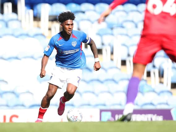 Gaffer for a Day, Ashley Arnell, from Fratton, wants Ellis Harrison to start against Wycombe. Picture: Joe Pepler