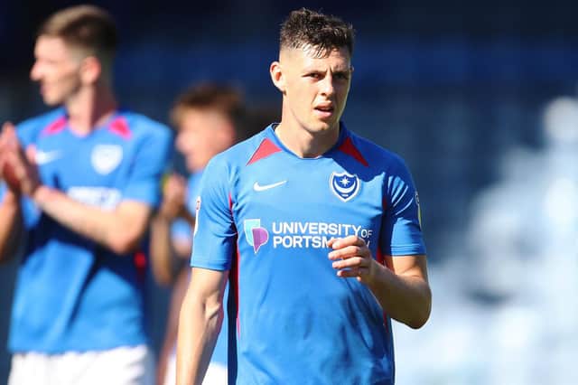 Pompey defender James Bolton is in line to start against Wycombe