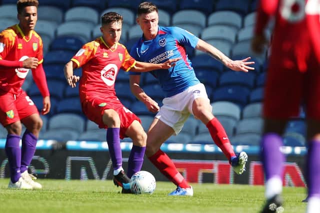 Oli Hawkins has been selected at centre-half to face Wycombe this afternoon. Picture: Joe Pepler