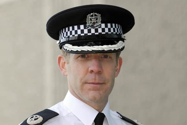 Scott Chilton assistant chief constable at Hampshire Constabulary. Picture:  Malcolm Wells (180320-8713)