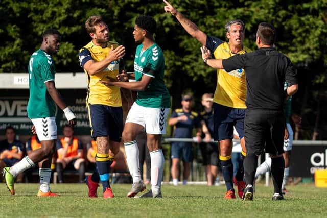 Moneyfields pair Steve Hutchings, left, and Brett Poate