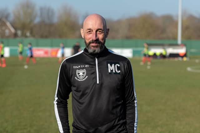 Portchester manager Mick Catlin