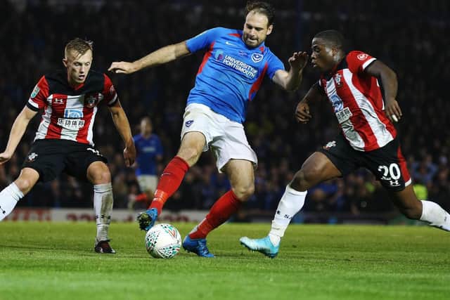Pompey forward Brett Pitman