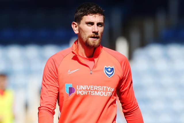 Luke McGee featured for Pompey reserves last night. Picture: Joe Pepler