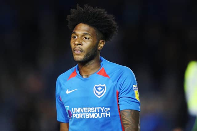 Pompey striker Ellis Harrison