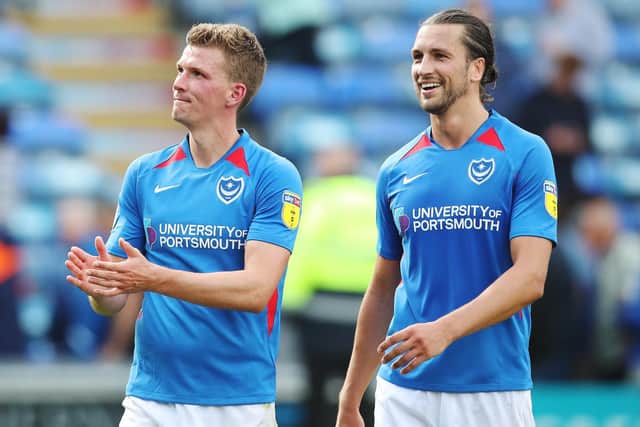 Paul Downing, left, and Christian Burgess. Picture: Joe Pepler