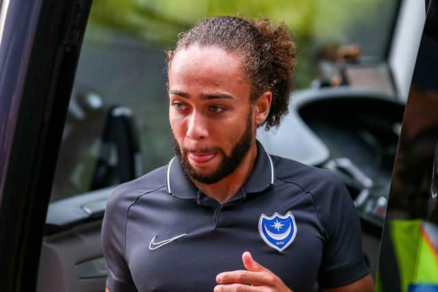 Fit-again Marcus Harness is back Pompey's squad for this afternoon's visit of Bolton. Picture: Nigel Keene/ProSportsImages/PinP