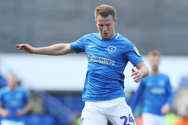 Bryn Morris hasn't made a competitive appearance for Pompey since May 2019. Picture: Joe Pepler