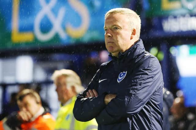 Pompey boss Kenny Jackett. Picture: Joe Pepler