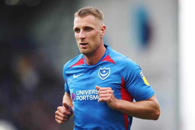 Pompey defender Lee Brown