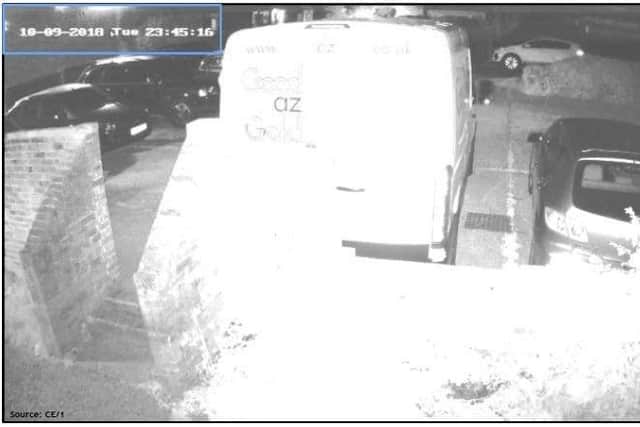 CCTV of a car park where Ben Lacomba, 39, who is accused of murdering mother-of-five Sarah Wellgreen, chose to park his taxi, as the jury in his trial have visited the home where it is alleged she spent her last moments alive. Picture: Kent Police/PA Wire