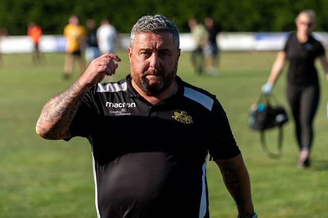 Dave Carter has stepped down after four years as Moneyfields manager