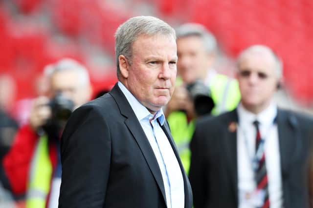 Kenny Jackett at the Keepmoat Stadium last season. Picture: Joe Pepler