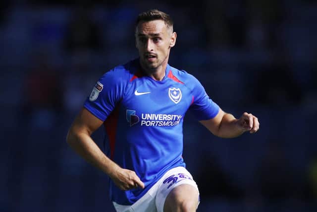 Brandon Haunstrup has made nine appearance for Pompey this season. Picture: Joe Pepler