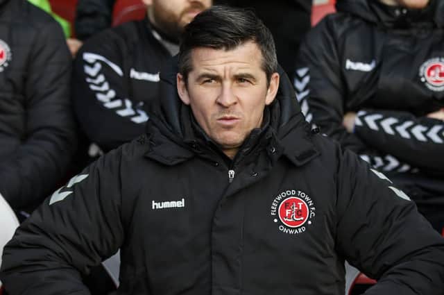 Fleetwood Town Manager Joey Barton  Picture: Daniel Chesterton/phcimages.com