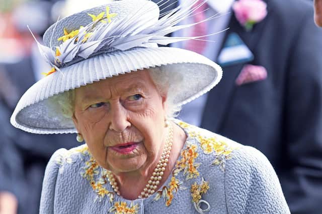 The Queen pictured at the Royal Ascot this year.  Photo: Malcolm Wells (190620-0585)
