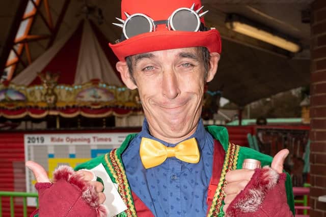 Lenny the Elf, aka Danny Foran. Picture: Keith Woodland (051019-39)