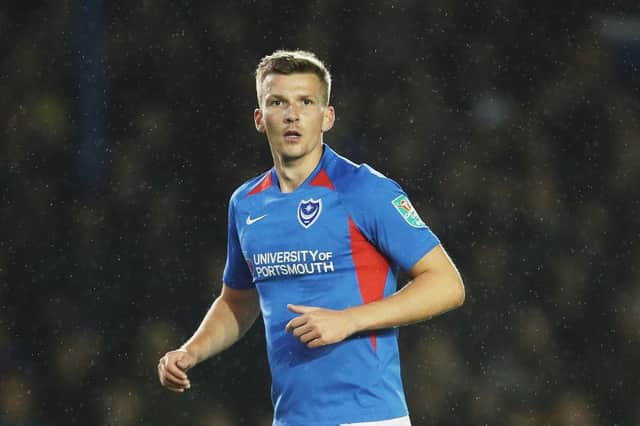 Paul Downing returns to skipper Pompey's side at Oxford United in tonight's Leasing.com Trophy match. Picture: Joe Pepler