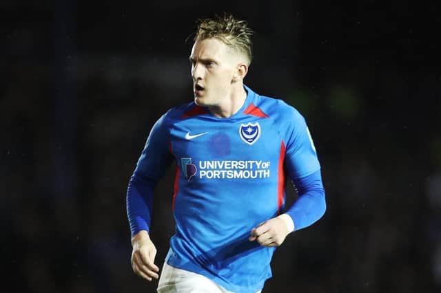 Pompey are hopeful Ronan Curtis will be back in training on Thursday following a hamstring scare. Picture: Joe Pepler