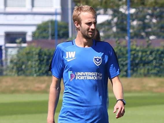 First-team coach Jake Wigley may take charge of Pompey reserves against AFC Bournemouth.