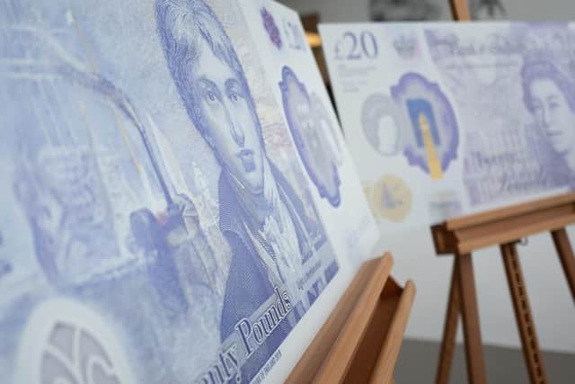 The unveiling of the full design of the new 20 note featuring JMW Turner. Picture: Leon Neal/PA Wire