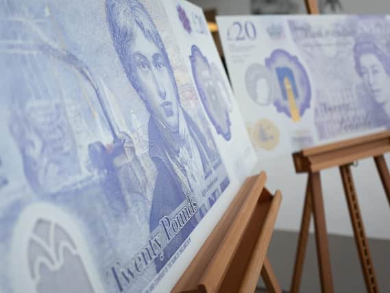 The unveiling of the full design of the new 20 note featuring JMW Turner. Picture: Leon Neal/PA Wire