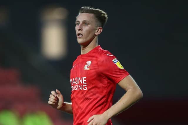 Adam May in action for Swindon. Picture: Pete Norton/Getty Images