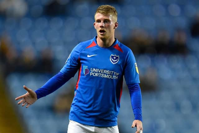 Pompey midfielder Andy Cannon
