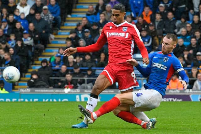 Pompey were unable to find a way past Gillingham's defence. Picture: Graham Hunt
