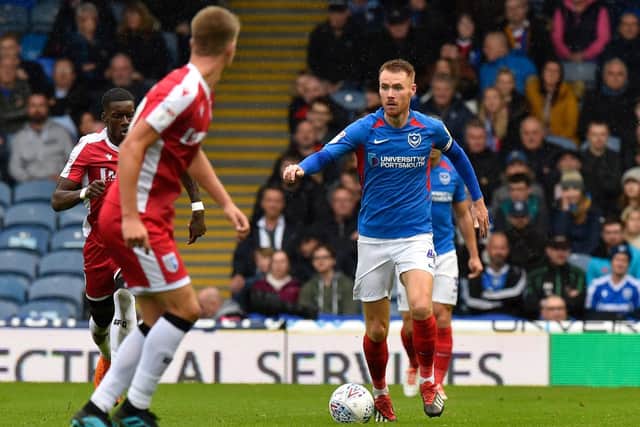Tom Naylor put in a man-of-the-match display against Gillingham in today's goalless draw. Picture: Graham Hunt/ProSportsImages