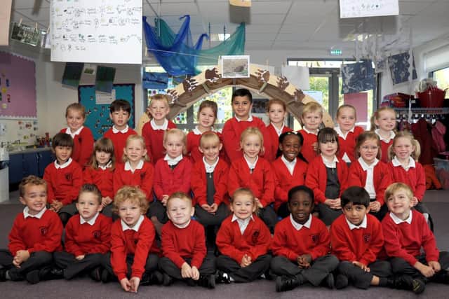 Here are some of the reception children from Highbury Primary School last year