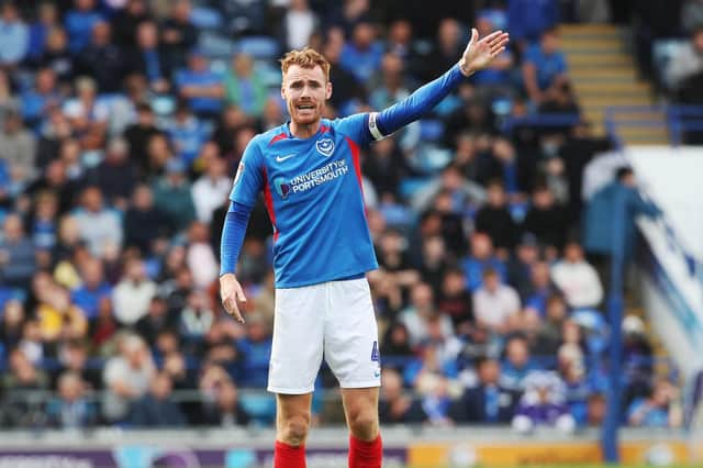Skipper Tom Naylor believes Pompey's player should be able to adapt to formation switches. Picture: Joe Pepler